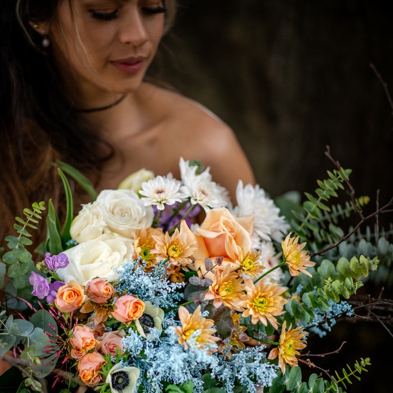 Unconditional Love bouquet pictured in Pastels.