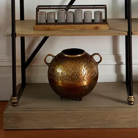 Cairo textured bowl with handles