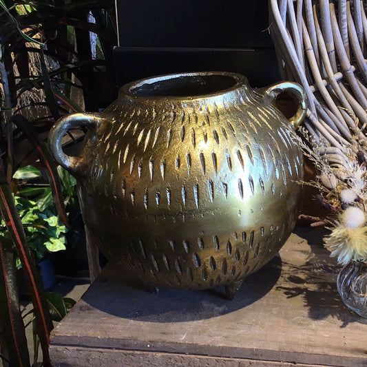 Cairo textured bowl with handles