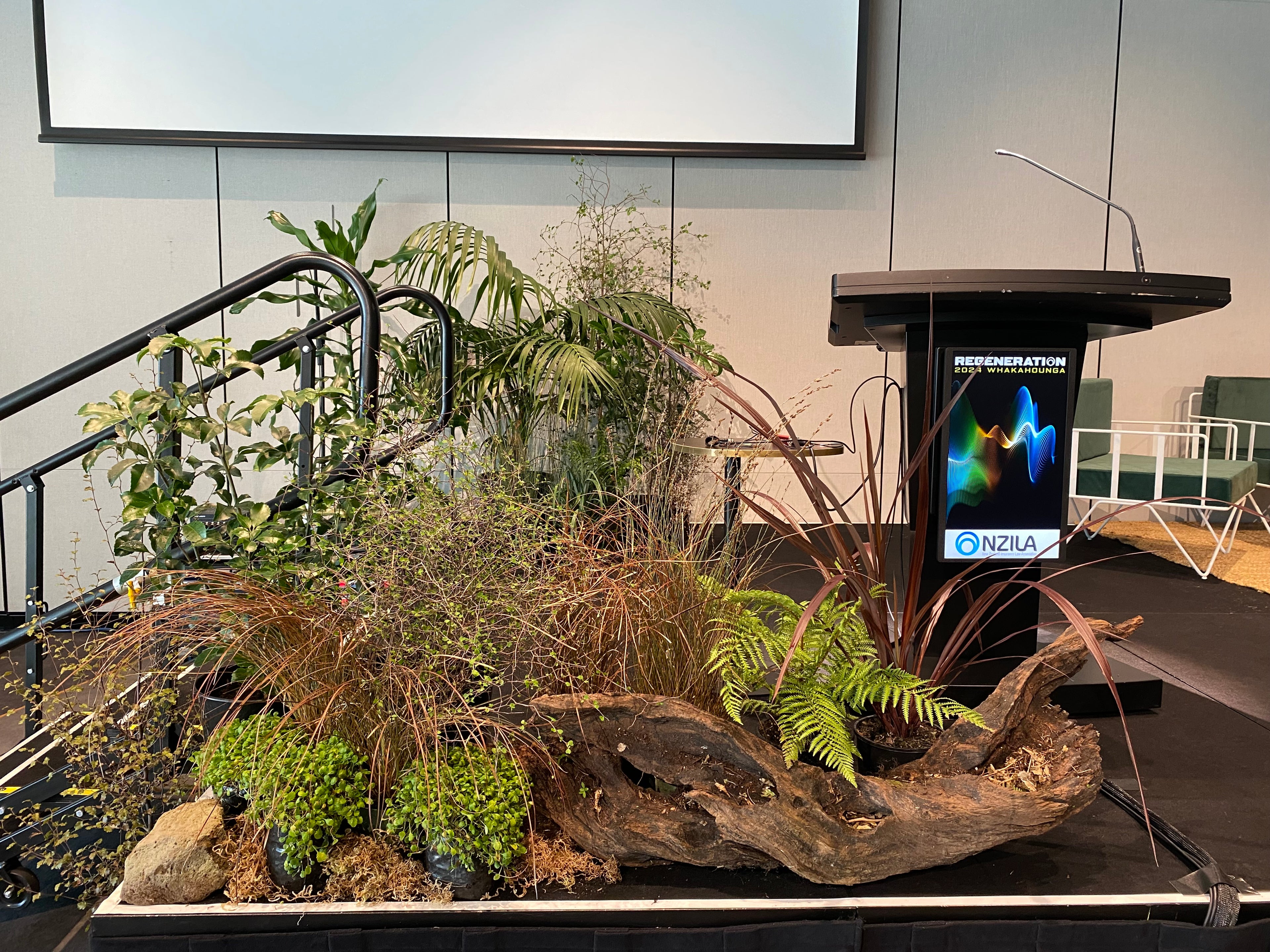 Plant hire and styling at Te Pae, Christchurch Convention Center