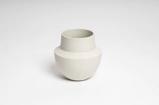 Bonnie Vase is hand made in a classic Romanesque shape; each piece is unique and 100% water tight. Each of the potters that create these unique pieces have acquired their skill by applying their trade for at least 10 years, true craftsmen! 20cm dia x 19.5cm high
